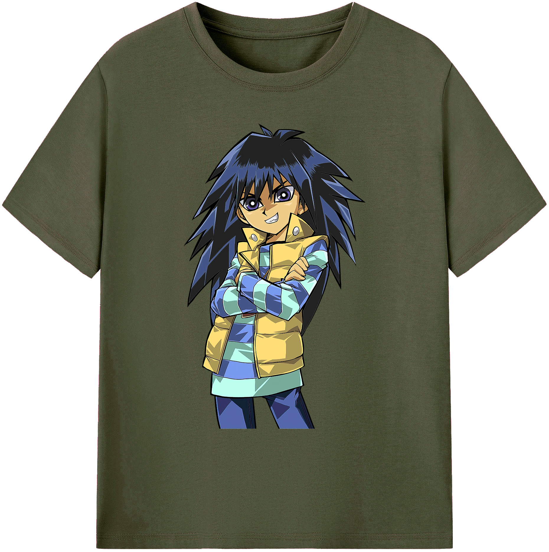 （画像用） 遊☆戯☆王 Yu-Gi-Oh! 綿100％ メンズ半袖Tシャツ｜肌触りやわらか＆通気性